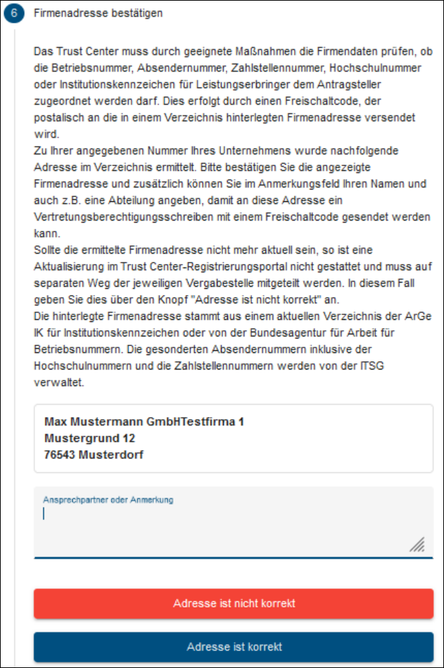 dakota Firmenadresse