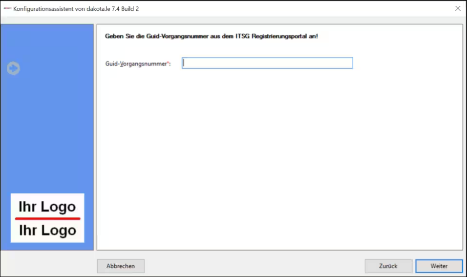 Dakota GUID-Vorgangsnummer