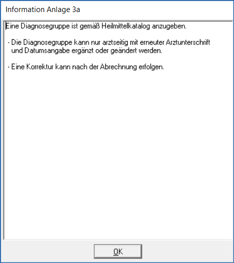 Anlage 3a Beispiel Diagnosegruppe
