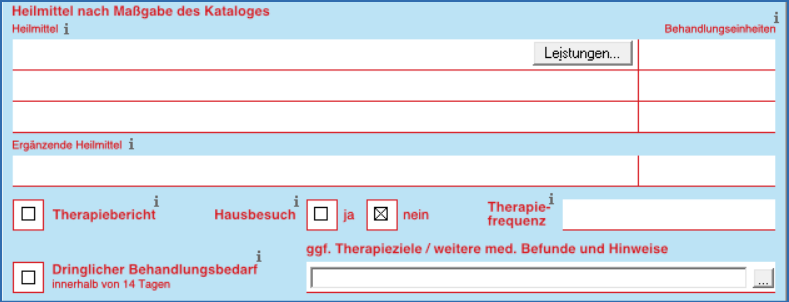 Heilmittel aufnehmen