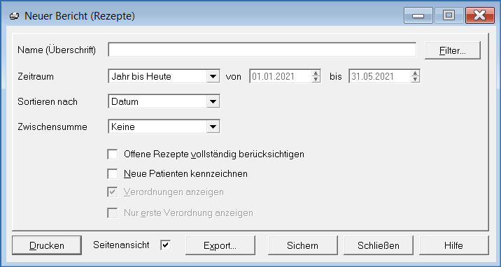 Neuer Bericht Rezepte