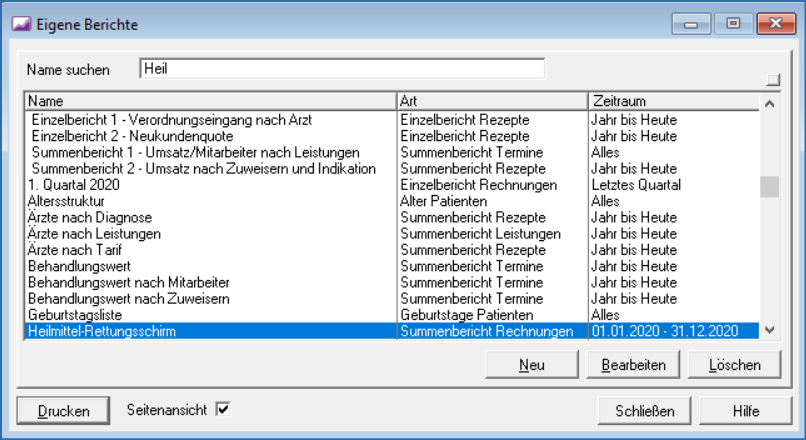 Eigene Berichte