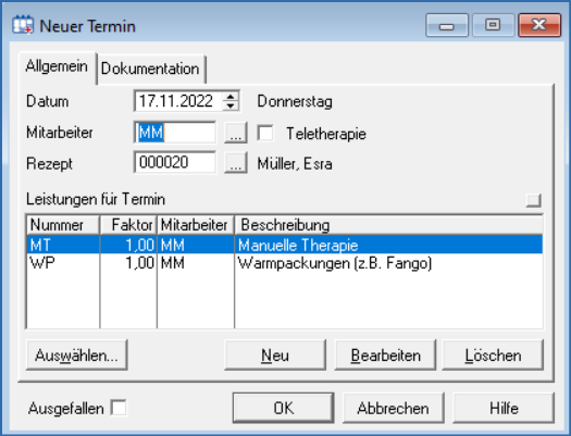 Neuer Termin für Mitarbeiter