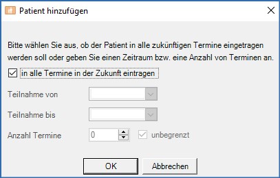 Patient alle Termine