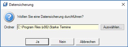 Datensicherung