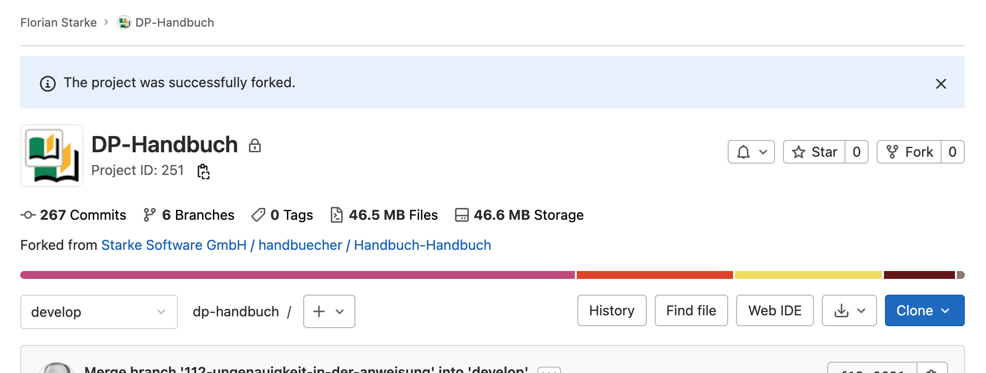Erfolgreich geforked