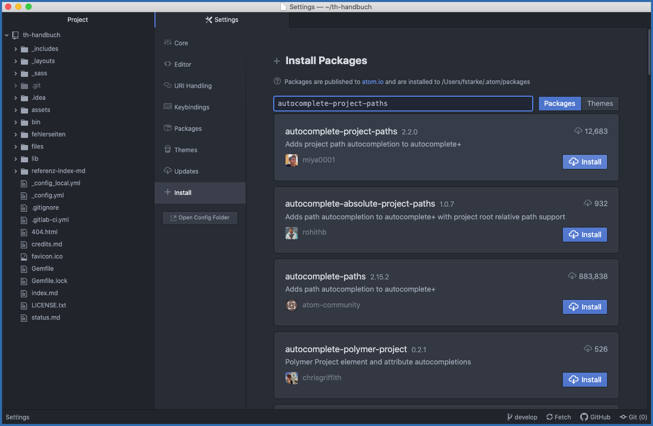 autocomplete-project-paths