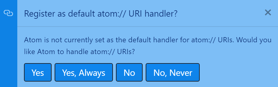 Default handler