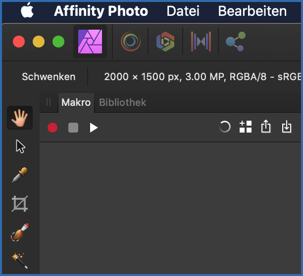 Makro Aufzeichnung starten
