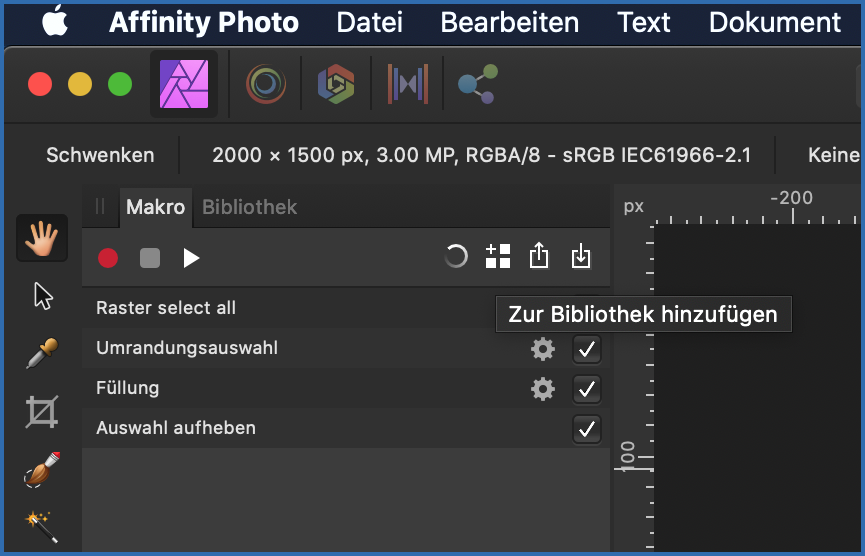 Zur Bibliothek hinzufügen