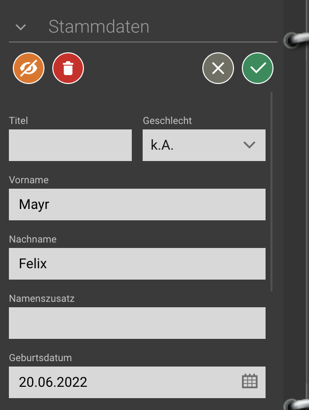 Sreenshot Lupe Button Bearbeiten