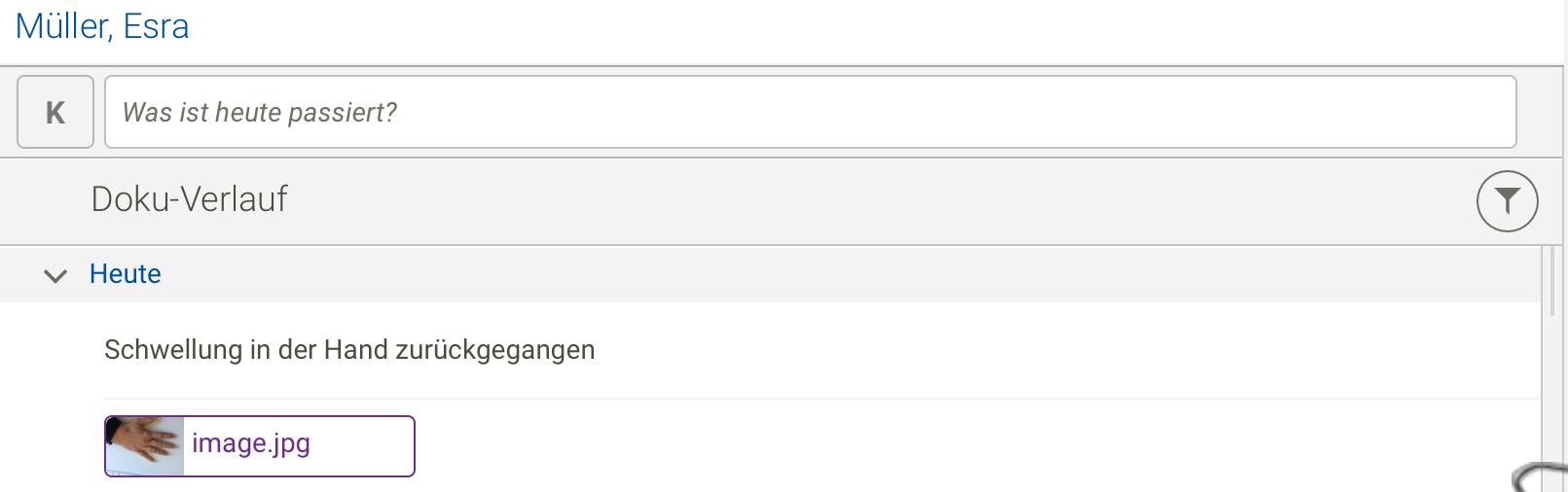 Screenshot Menü Dokumentation Datei oder Bild gespeichert