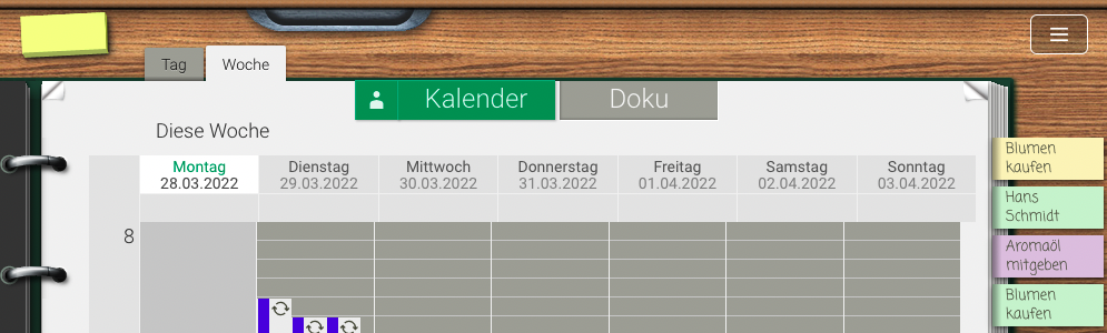 Screenshot Frontoffice