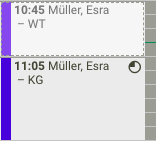 Screenshot Frontoffice Termine Passivleistung Vorbereitung