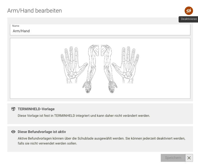 <Screenshot Menü Dokumentation graphischen Befund deaktivieren