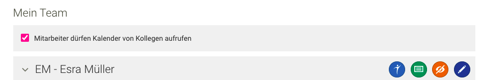 Screenshot Menü Erweiterungen PhysioTec Mitarbeiter deaktivieren